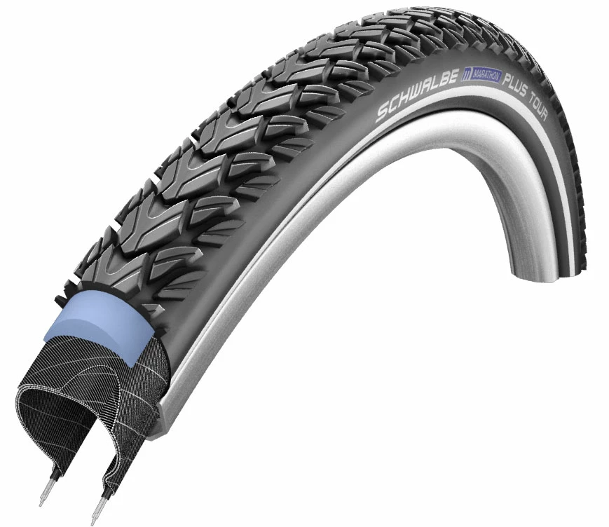 Schwalbe Marathon Plus Tour 28" 47-622 Reflex Pneu à Fil 3 Schwalbe Marathon Plus Tour 28" 47-622 Reflex Pneu à Fil