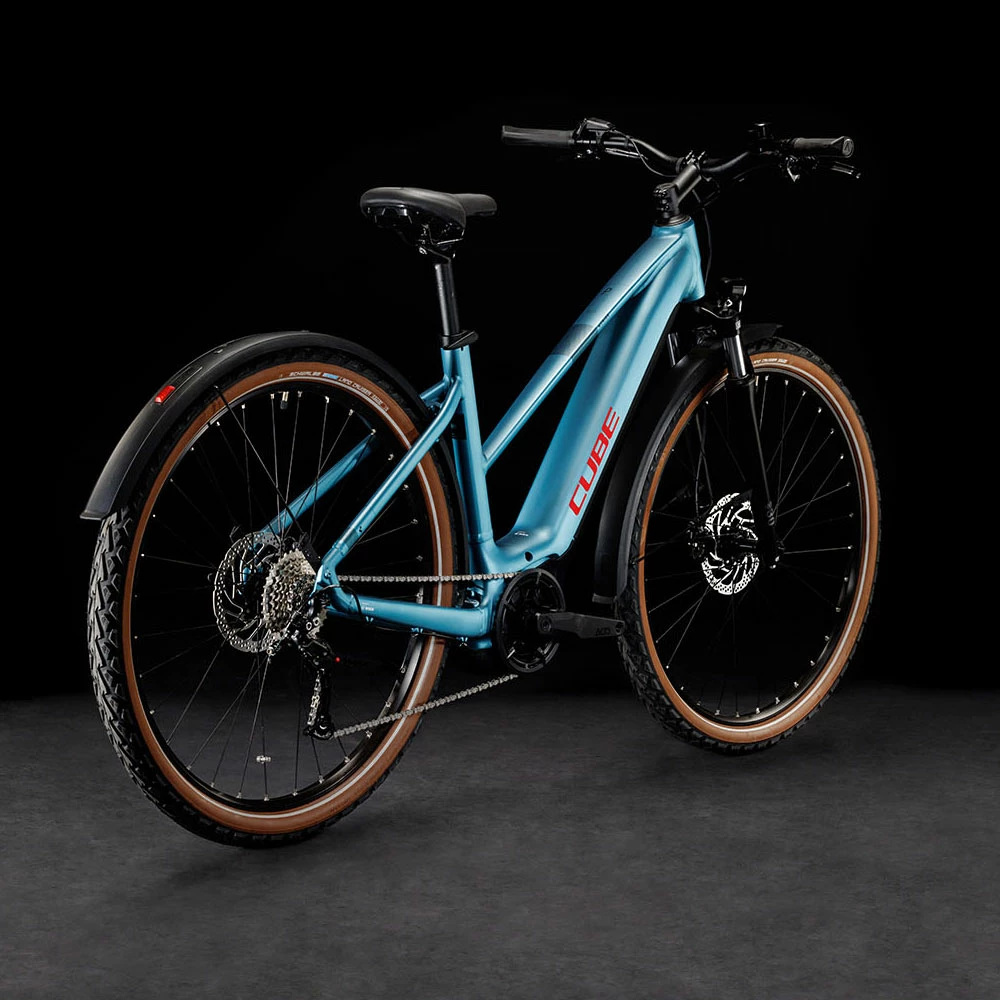 Cube Nuride Hybrid Performance 500 Allroad Lady Metalblue´n´red 4 Cube Nuride Hybrid Performance 500 Allroad Lady Metalblue´n´red – Image 2