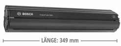 Bosch Batterie PowerTube 500 (BBP280) HORIZONTALE -Promos Vélo Magasin PowerTube 500 Akku BBP280 HORIZONTAL 349mm 0275007539