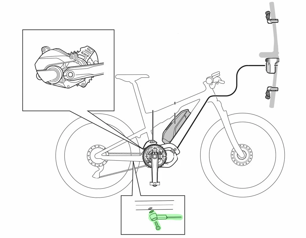 Shimano STEPS EW-SS300 Capteur De Vitesse 4 Shimano STEPS EW-SS300 Capteur De Vitesse – Image 2