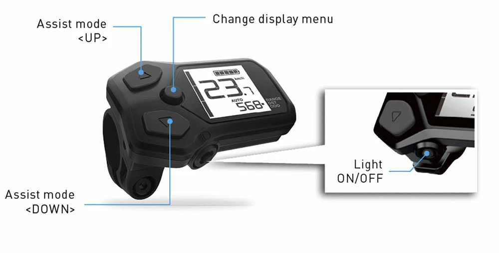 Shimano Écran STEPS SC-E5003 Avec Connecteur EW-SD300 7 Shimano Écran STEPS SC-E5003 Avec Connecteur EW-SD300 – Image 5