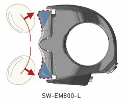 Shimano STEPS SW-EM800-L Unité De Commutation Gauche -Promos Vélo Magasin Shimano STEPS SW EM800 L Schalter links ISWEM800L c
