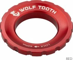 Wolf Tooth Components Centerlock Lockring 10 Wolf Tooth Components Centerlock Lockring -Promos Vélo Magasin Wolf Tooth Centerlock Rotor Lockring Red 2