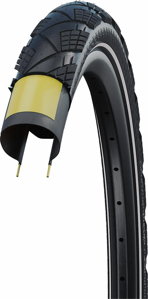 Schwalbe Marathon Efficiency Evo Super Race 28x2,15" Addix E-50 Pneu Pliant Transparent 6 Schwalbe Marathon Efficiency Evo Super Race 28x2,15" Addix E-50 Pneu Pliant Transparent – Image 4